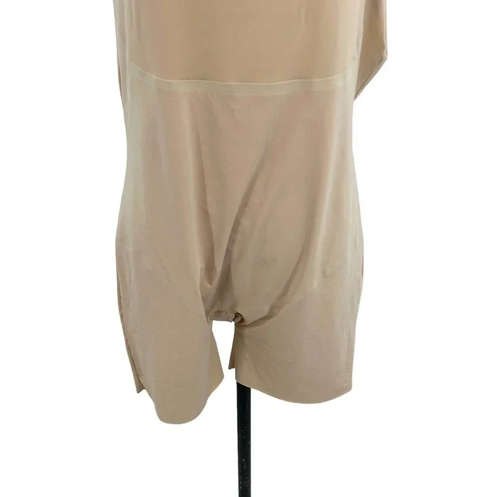 Spanx Shaping One Piece Romper Undergarment Shaper Bodysuit Nude Plus Size‎ 3X